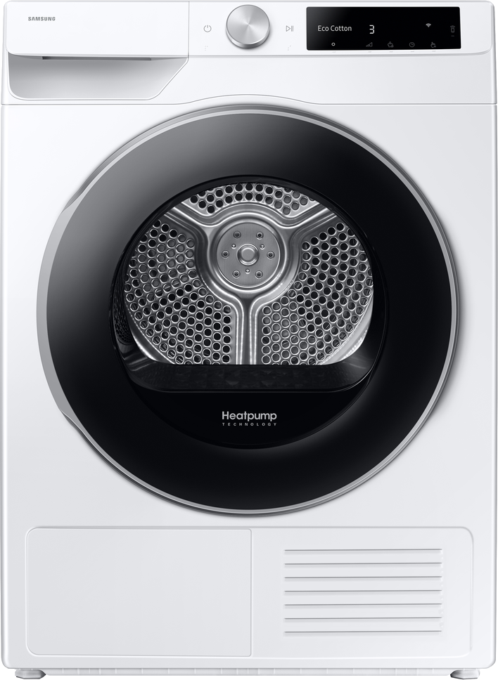 SAMSUNG DV90DG6845LEU3 – Warmtepompdroger – 9 kg – 64 dB – Energielabel A Warmtepompdroger