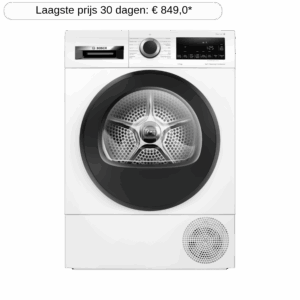 BOSCH WQG245D7NL -  Warmtepompdroger - 9 kg - 61 dB - Energielabel C