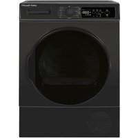 Russell Hobbs Rh8hptd1e12an - Warmtepompdroger - 8 Kg - 65 Db - Energieklasse E - Antraciet | Welhof; Dé Outlet Store Van De Benelux