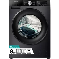 Hisense Wf3s8043bb3 - Wasmachine - 8 Kg - 1400 Tpm - Koolborstelloze Motor - Energieklasse A - Zwart | Welhof; Dé Outlet Store Van De Benelux